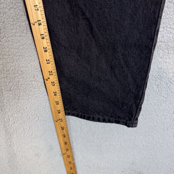 Empyre Jeans Men's 30x27 Black Denim Relaxed Fit Tapered Leg Drawstring - Picture 4 of 10